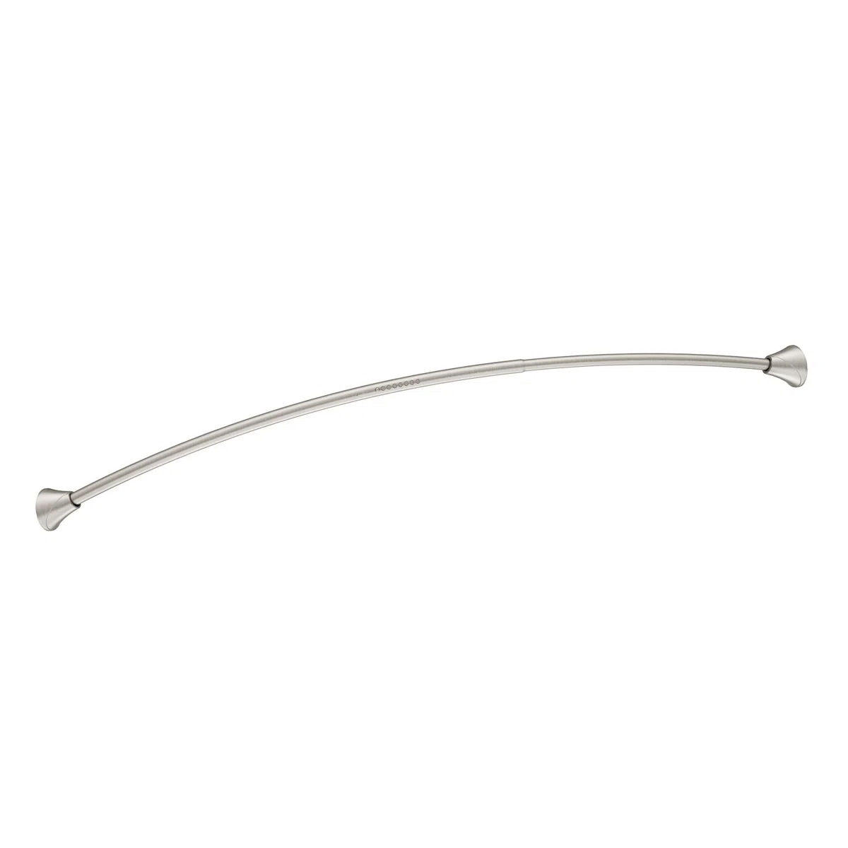 Moen 5-Foot Adjustable Tension Single Curved Shower Curtain Rod