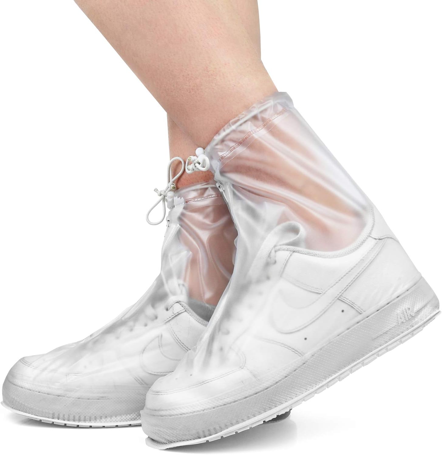 Galashield Rain Shoe Covers | Waterproof Shoe Covers for Men Women | Reusable Galoshes Overshoes Clear X-Large