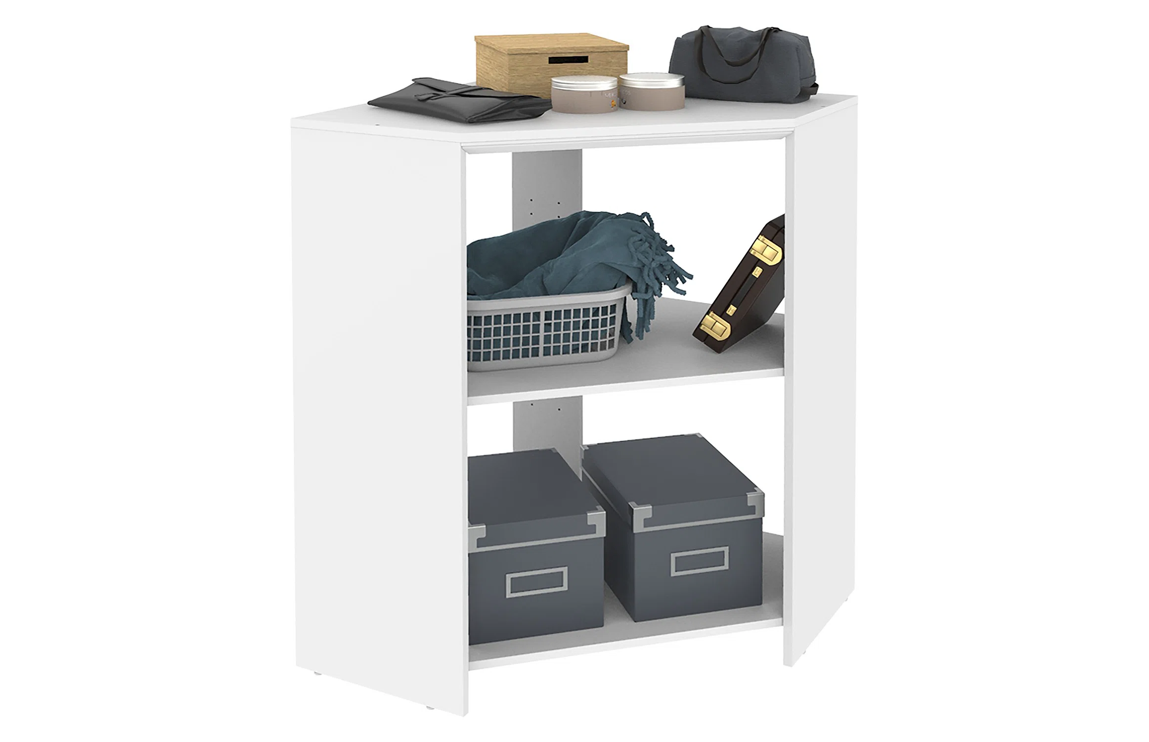 ClosetMaid Impression Corner Unit White/Oil