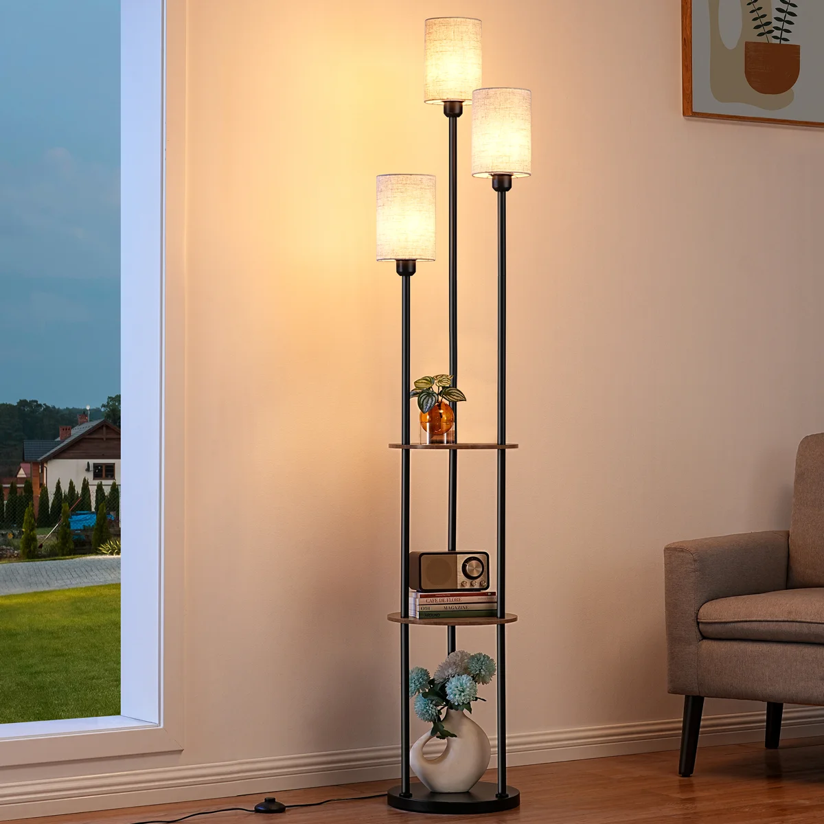 70'' Tray Table Floor Lamp