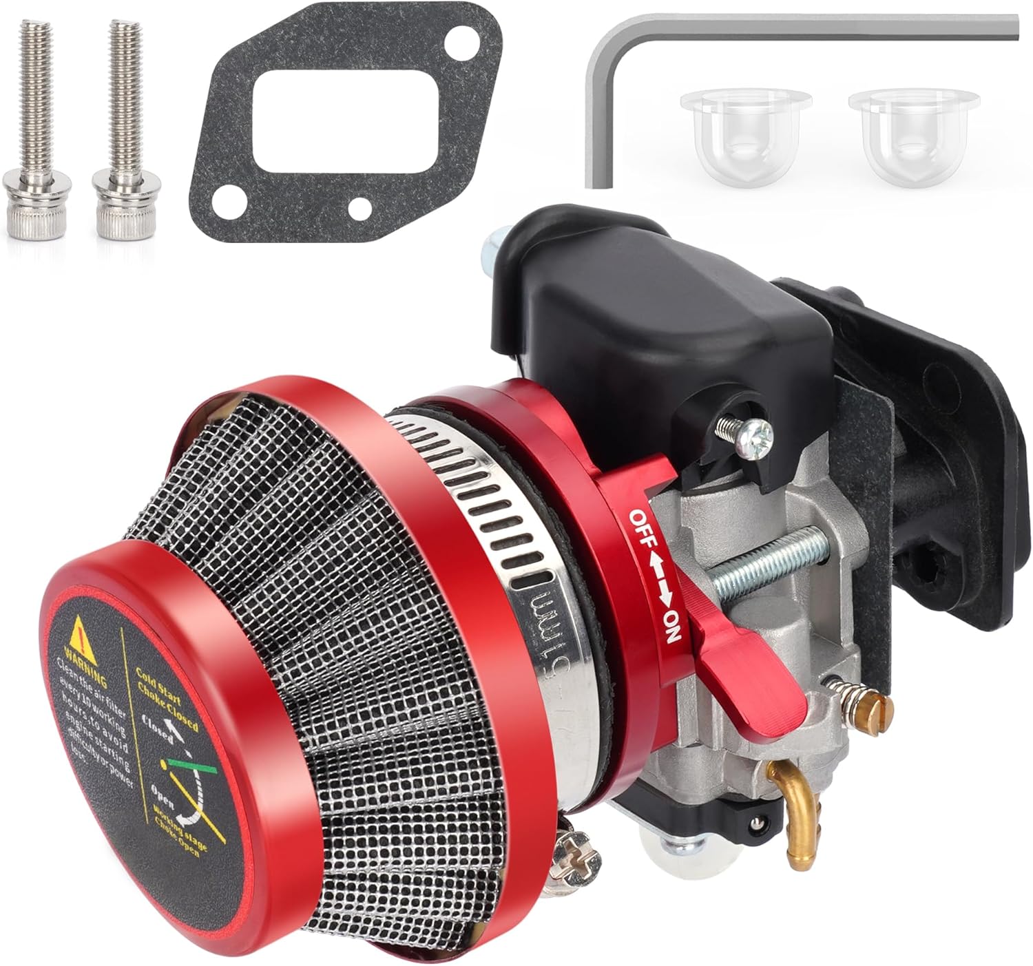 Universal Pocket Bike Carburetor with Performance Air Filter