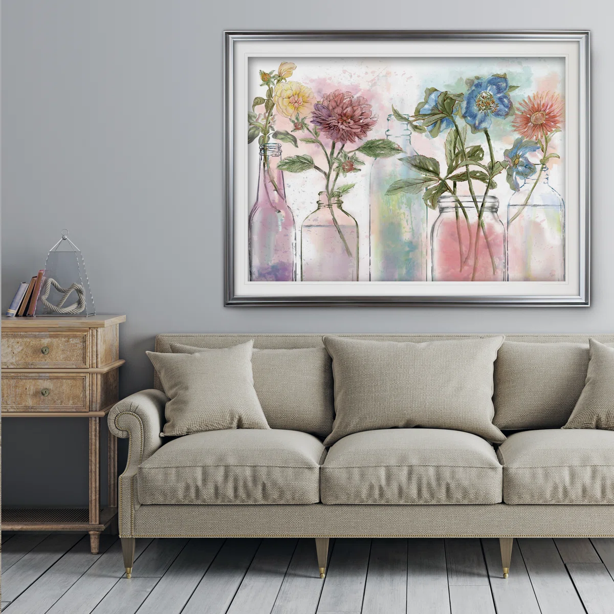 Vintage Bottle Collection - Print on Canvas