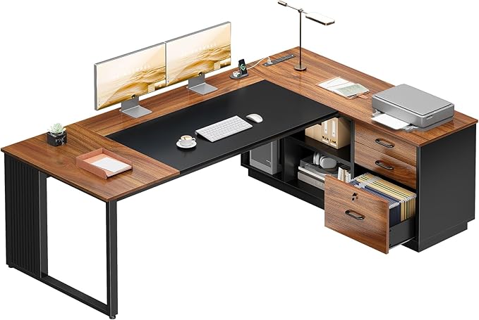 L-Shaped Executive Desk
