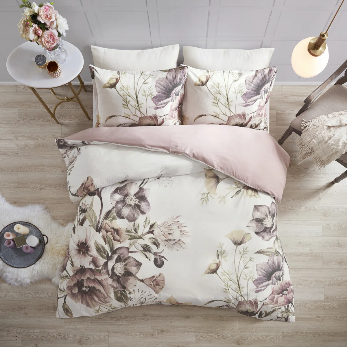 Cassandra 8 Piece Cotton Comforter Set