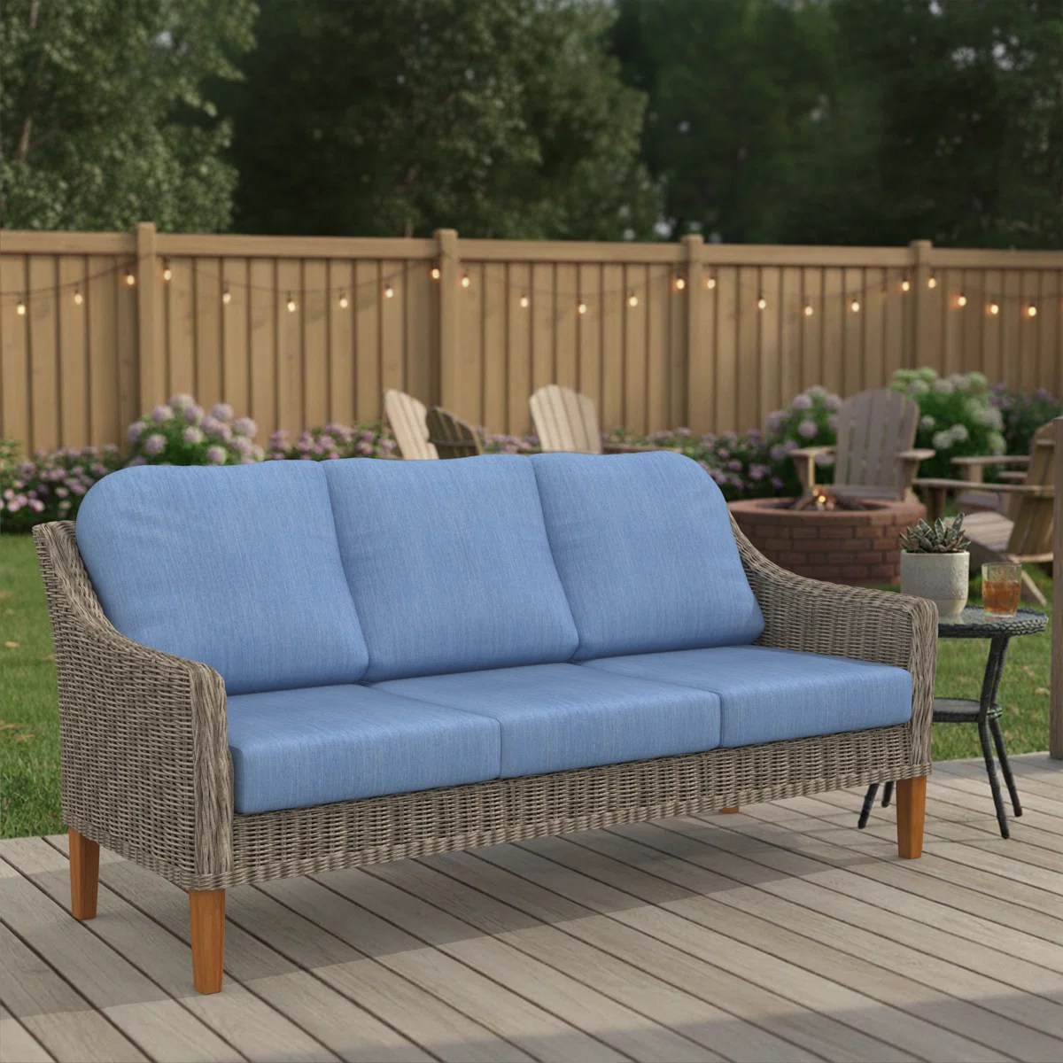 Lana Sunbrella® Outdoor Sofa Seat/Back Cushion