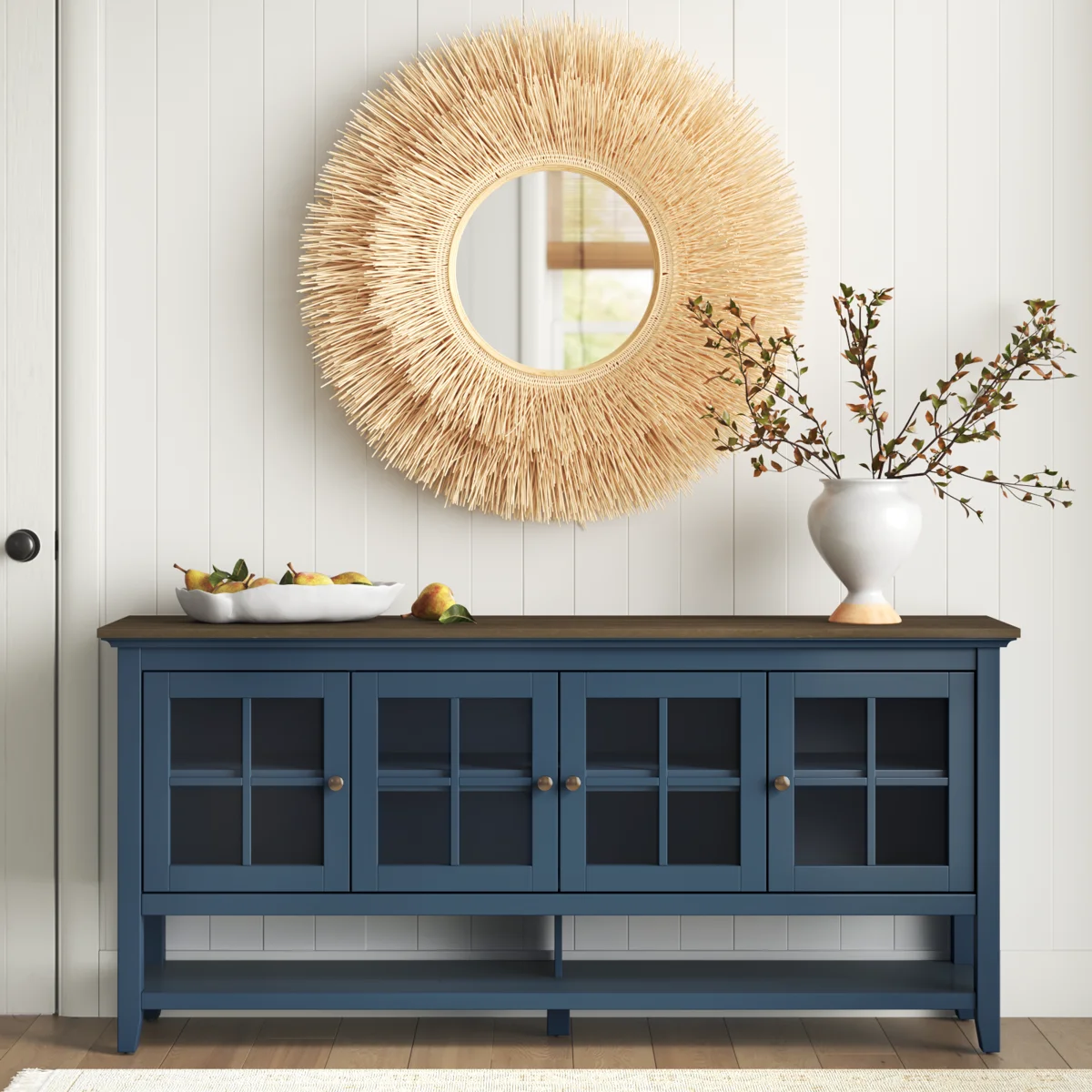 Alannah 67.75" Wide Sideboard with Glass Doors