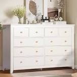 incomplete 10 Drawer Dresser for Bedroom, Dresser TV Stand, Chest of Drawers for Storage and Organization