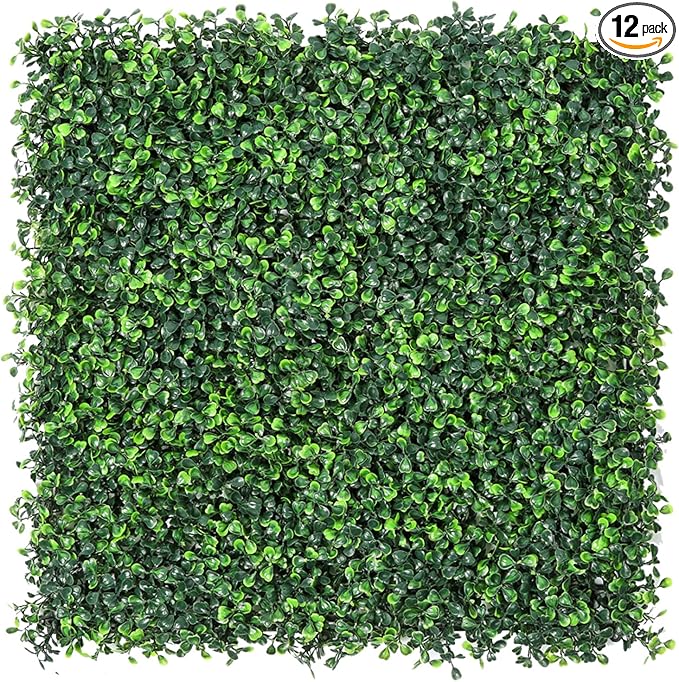 Artificial Boxwood Hedge Panel 20 X 20 Inch