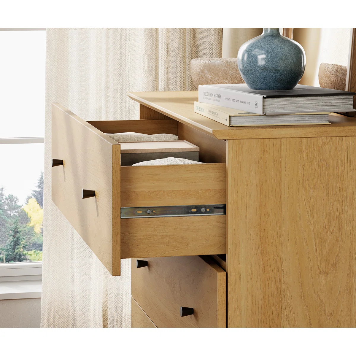 Kids Dresser With 3 Drawers For Children's Room Bedroom