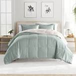 Full/ Queen reversible down alternative 3pc comforter set