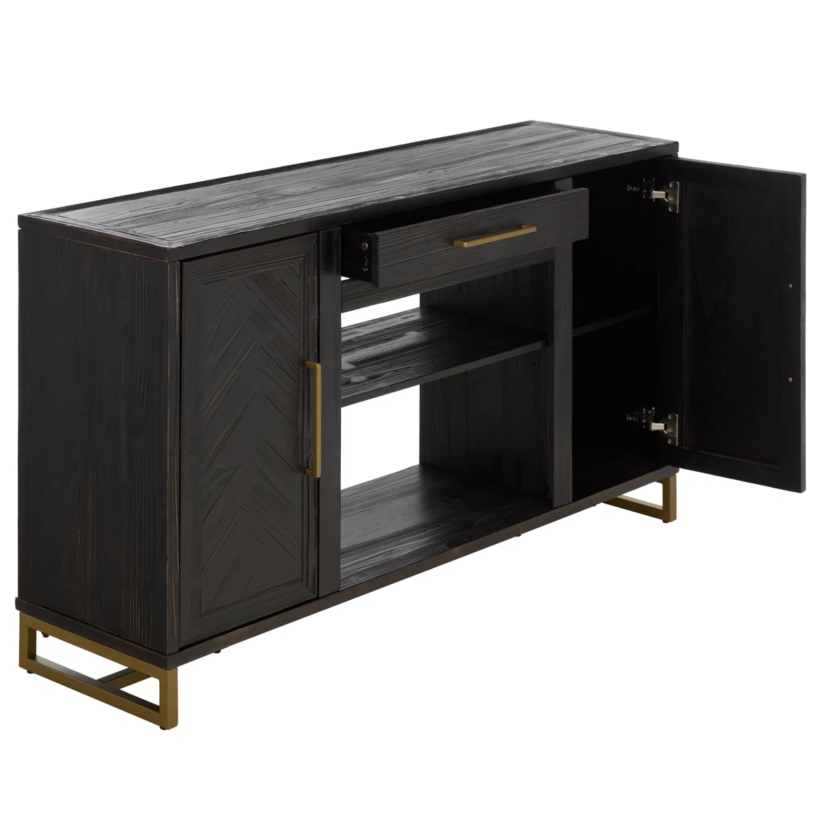 Goram 2 Cabinet 1 Draw TV Stand