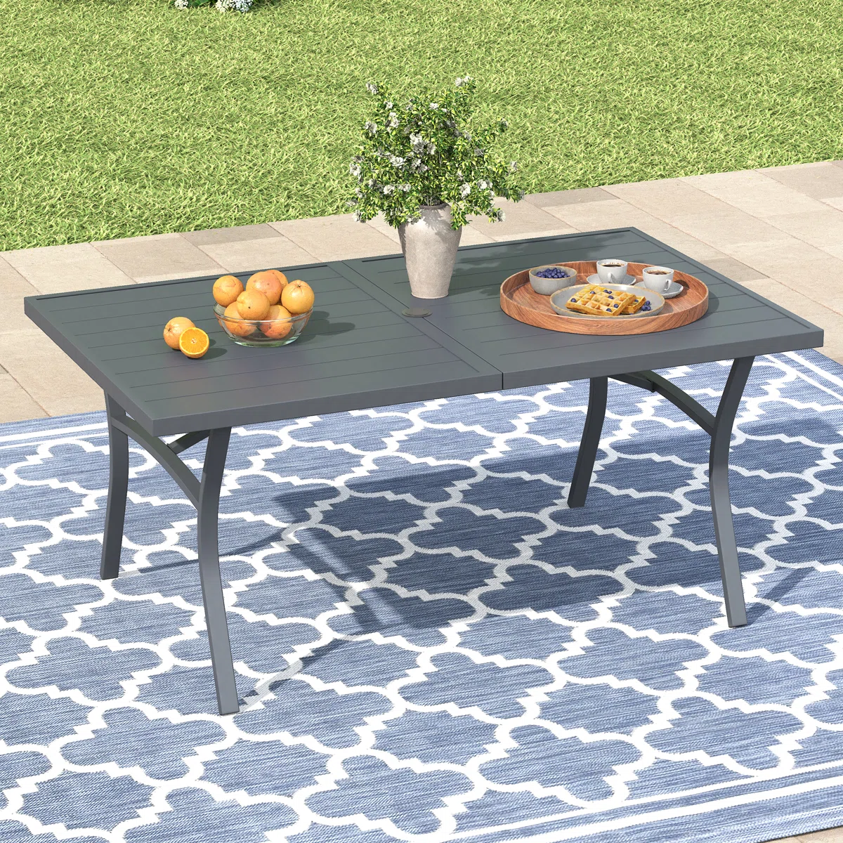 Rectangular Outdoor Dining Table