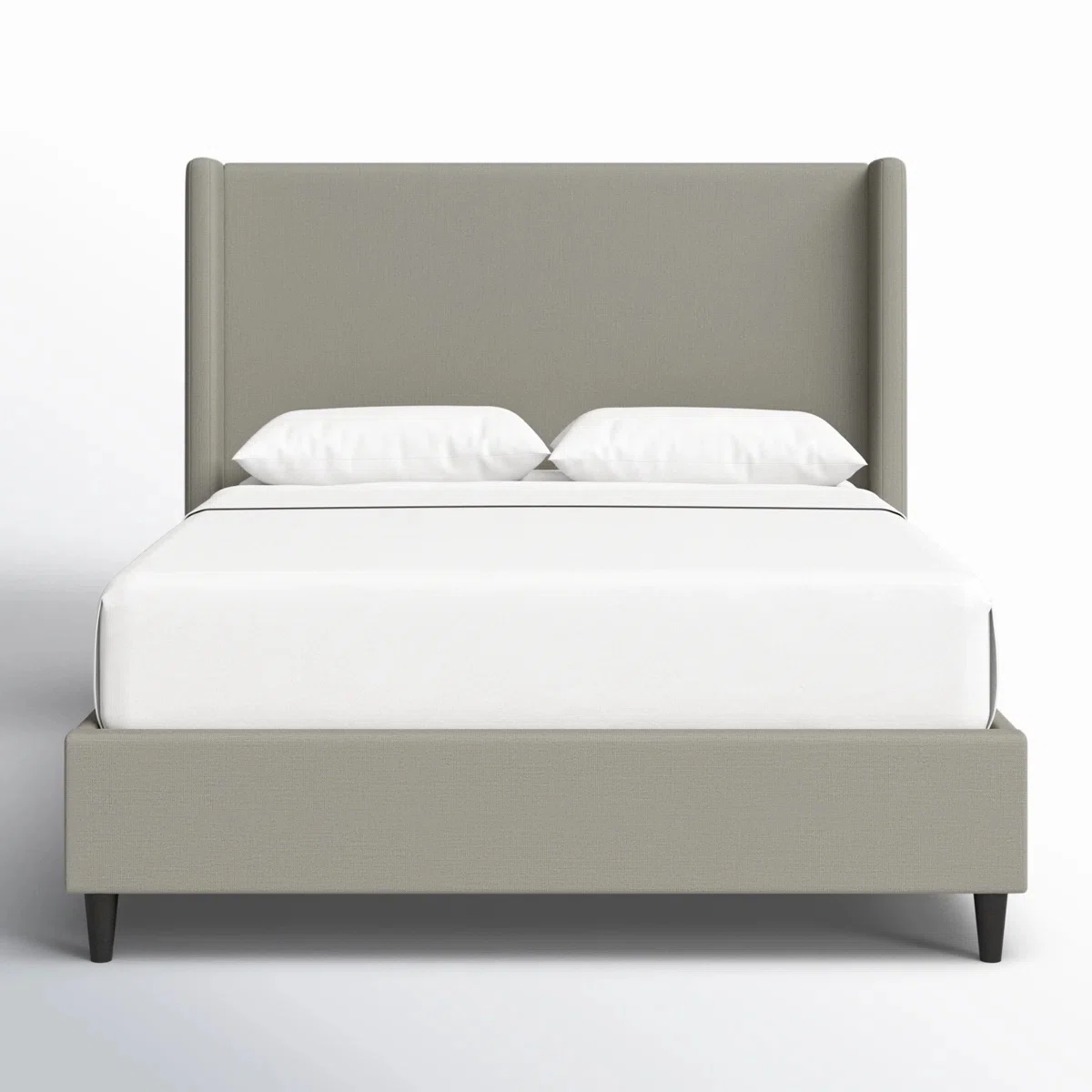 Ana Upholstered Wingback Platform Bed