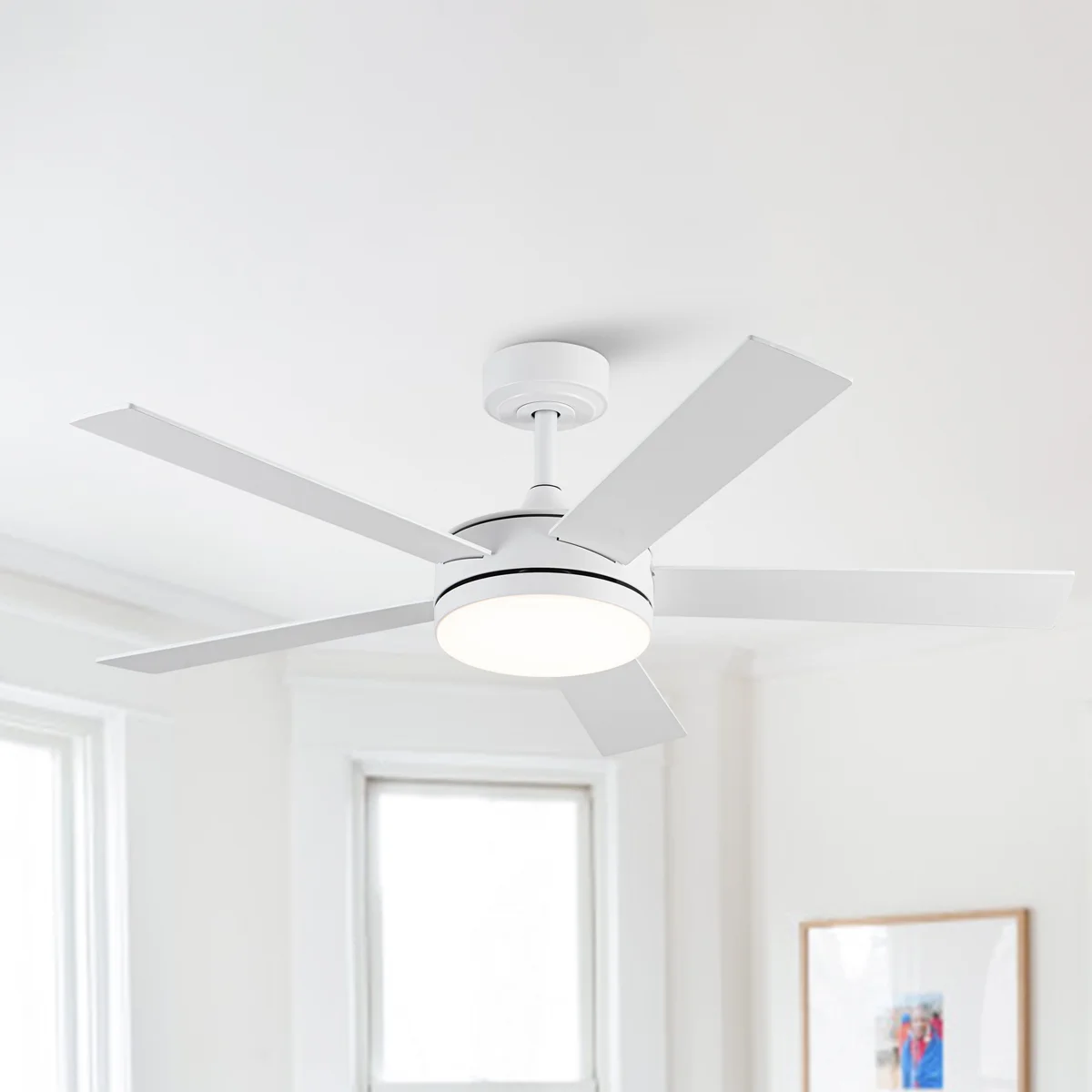 Vaczon 48" 5 - Blade Modern Ceiling Fan with LED Lights and Remote Control