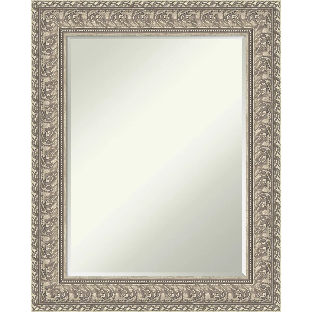 Sydney Silver Petite Bevel Bathroom Wall Mirror