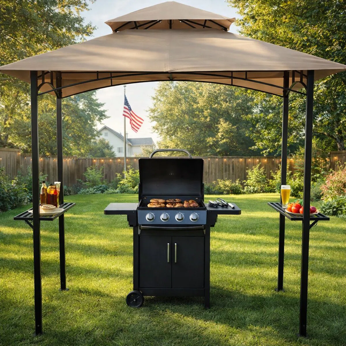 Andra Soft Top BBQ Canopy