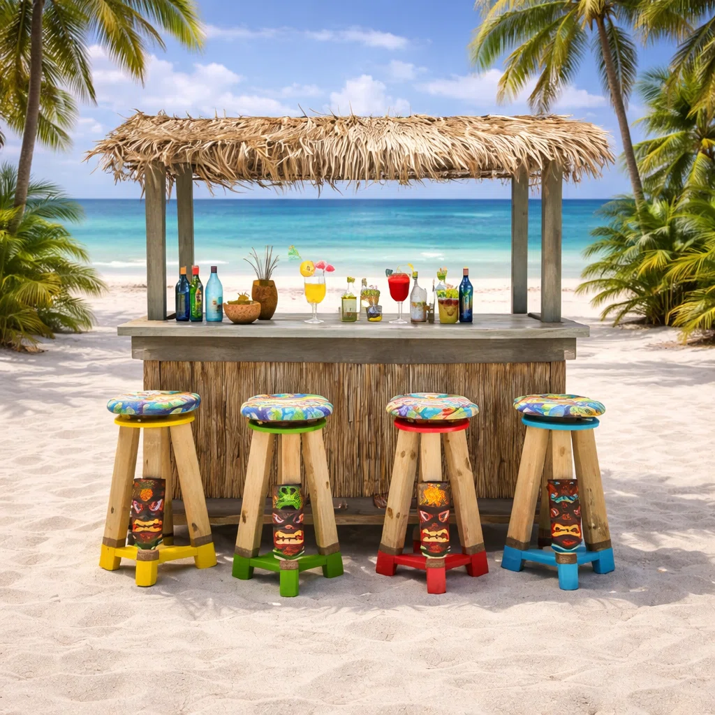 Outdoor Tiki Bar (Brown)