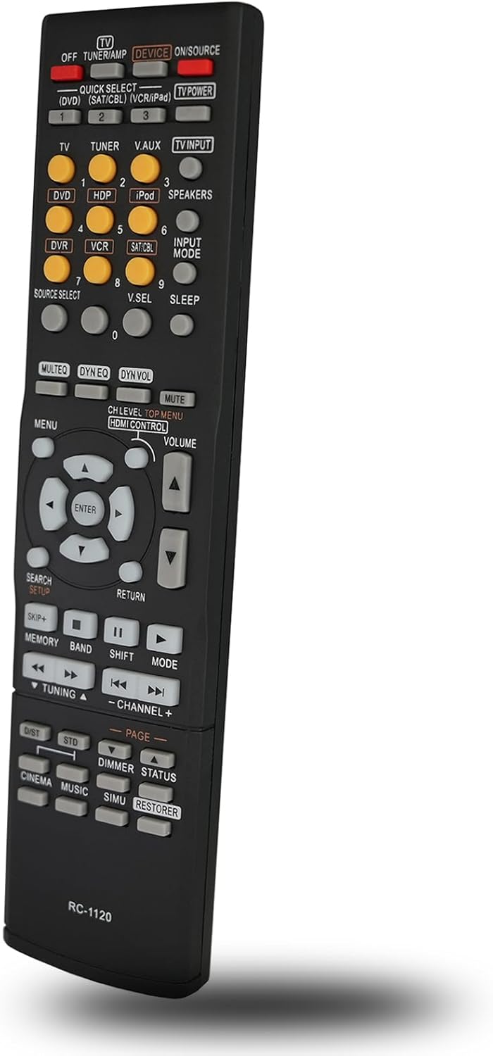 New Replacement Remote Control Fit for RC-1120 AVR-391 AVR-591 AVR-390 for Denon AV Receiver