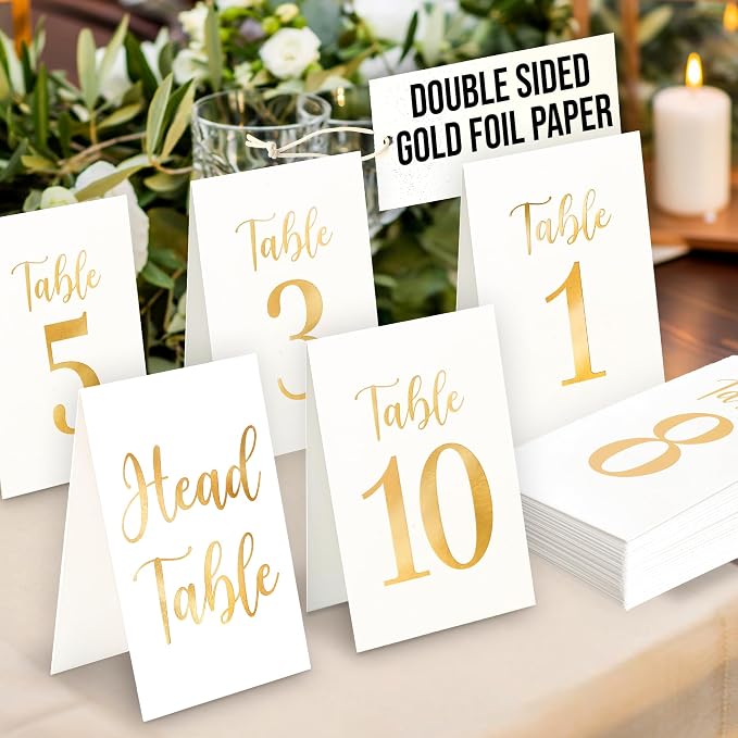 Numbered Table Placecards (Acrylic)