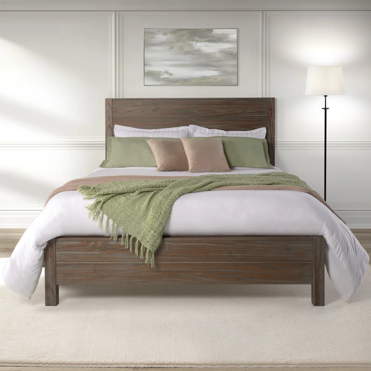 Nevada Walnut Solid Wood Bedframe