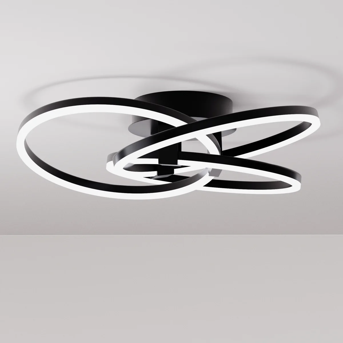 Arlyss 23.2" W 3-Light Integrated LED Semi Flush Mount