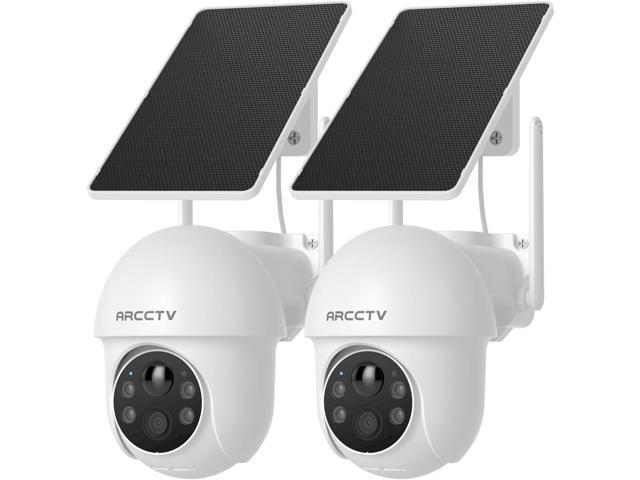 ARCCTV Smart Battery-Powered Wireless Security Camera 2-Pack