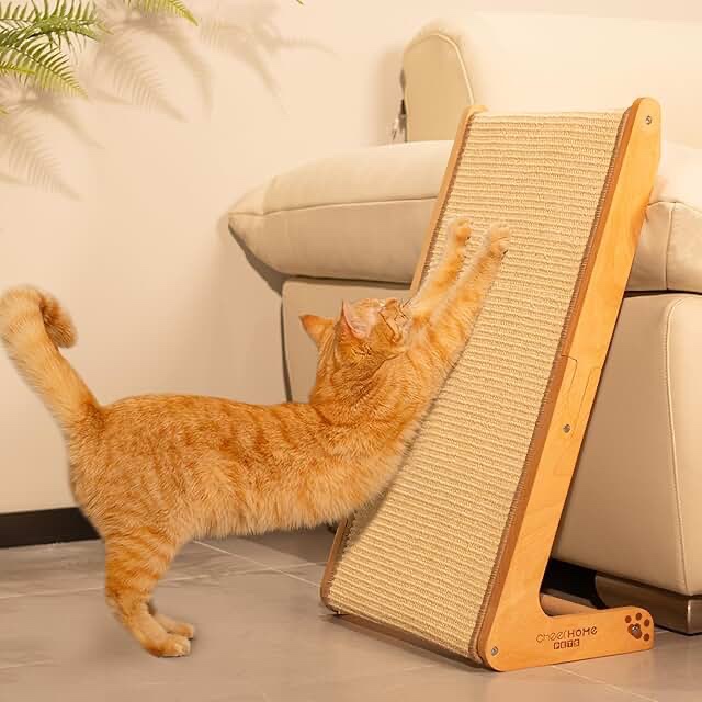 Wooden Cat Scratching Channel