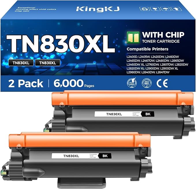 Toner Cartridge (2 Pack)