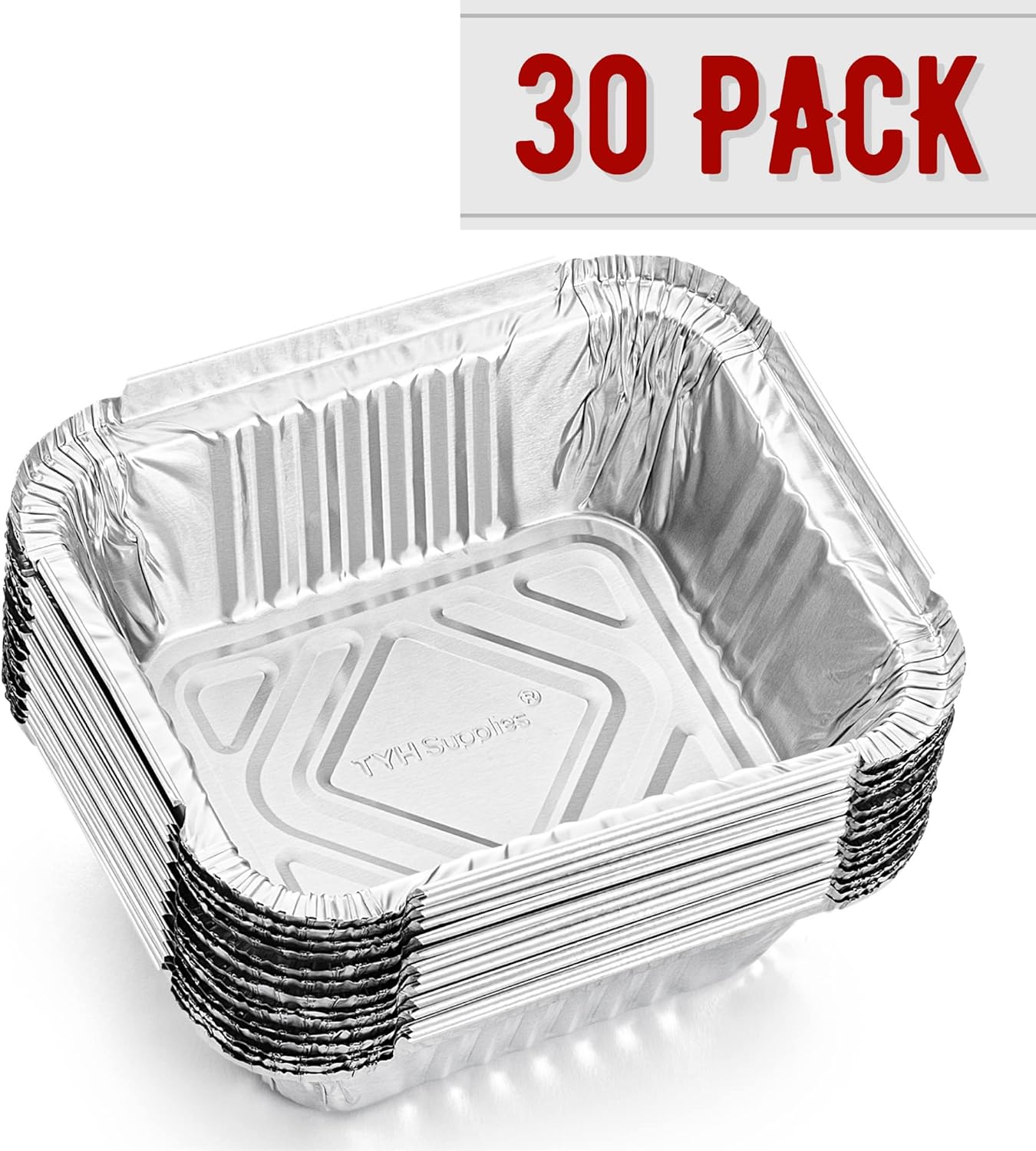 (10 only)TYH Supplies 30 Pack Grease Drip Pan Liners | Compatible with Napoleon Grills Prestige I-II-IV, PRO, Mirage, Ultra Chef | Disposable Aluminum BBQ Drip Tray Replacement | 5x4 Inch