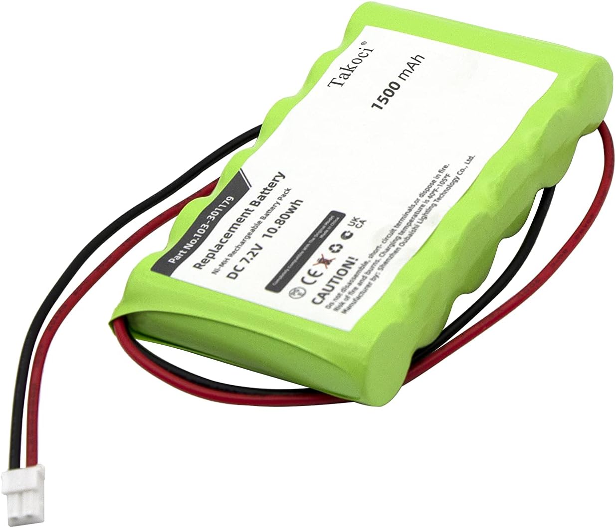 300-03866 7.2V 1500mAh Battery Compatible with WALYNX-RCHB-SC, Honeywell Alarm Lynx 5100, L5200, L5210, Lynx Touch L7000, Lyric Controller Lyric Keypad LKP500-EN LKP500-4B, 300-03864-1