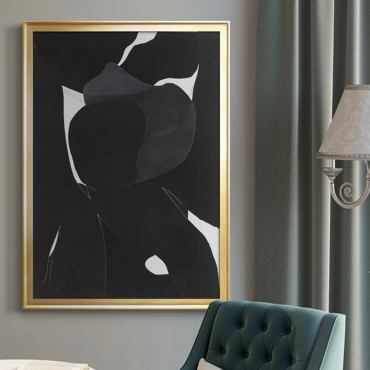 Night Bloom I Premium Framed Canvas - Ready To Hang