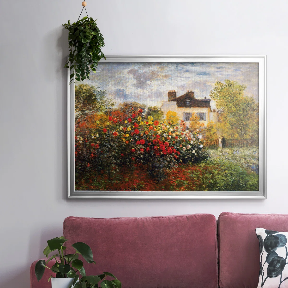 Argenteuil Framed On Canvas by Claude Monet Print