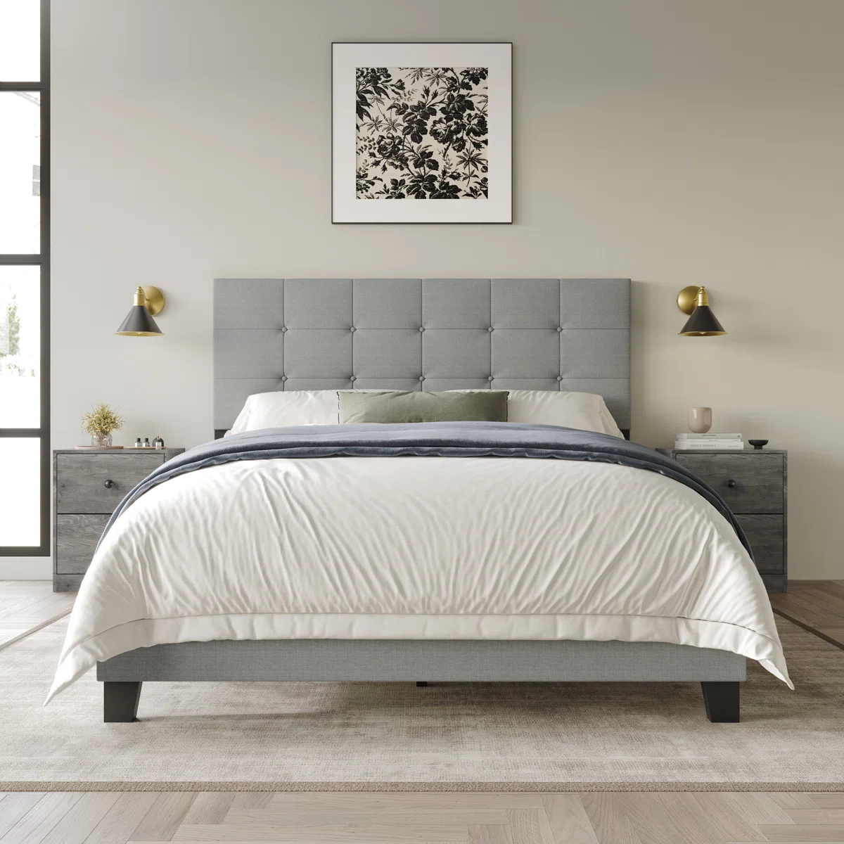 Abdiel Upholstered King Headboard