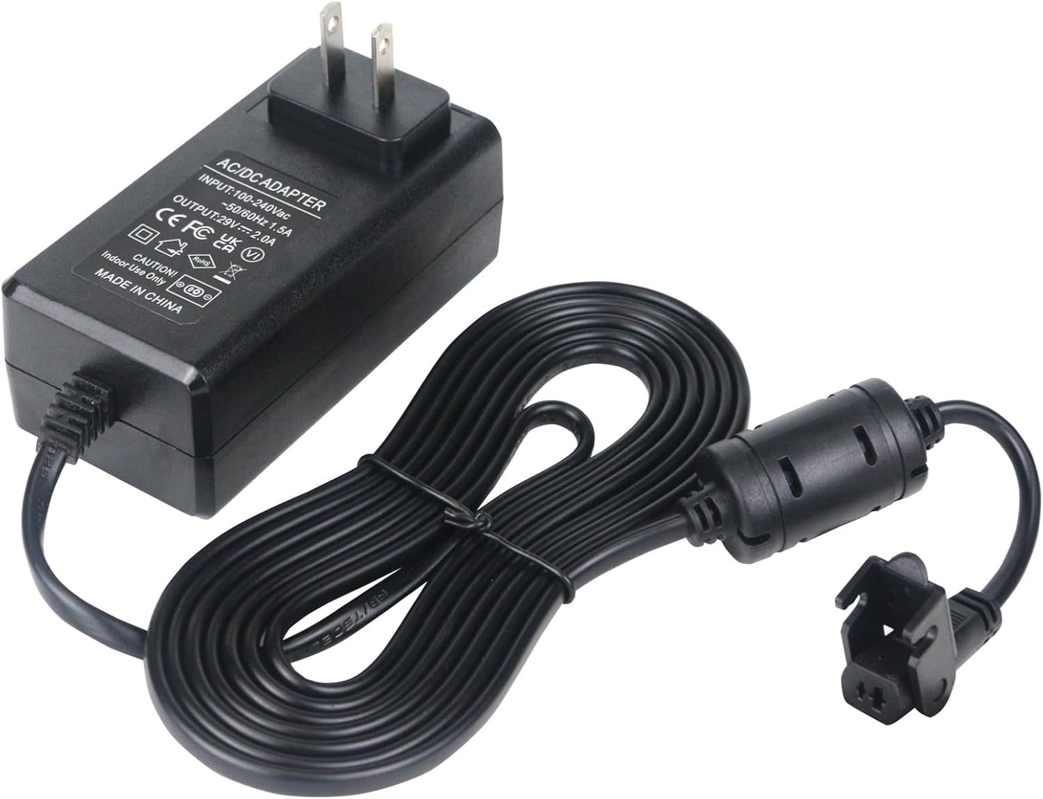 Universal Power Cord 29V2A Wall Mounted Plug-in Recliner Power Supply, AC/DC Switch Power Transformer, Compatible with Models ZB-H290020A-C ZBPOWER for Lifting Chairs or electri recliners,
