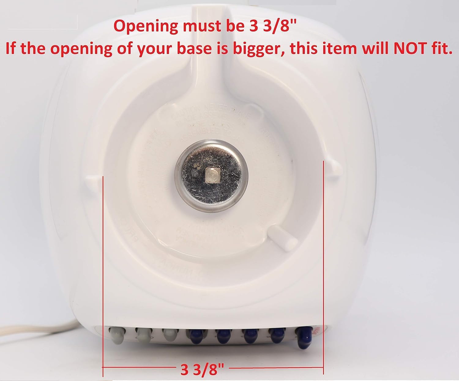 6 Cup Blender Glass Jar Replacement Parts with Blade for Oster Osterizer Classic Series NOT fit Pro Master or Versa models