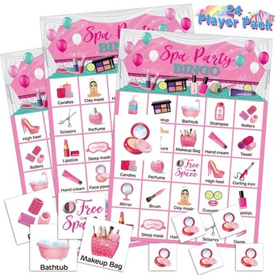 Liliful 35 Pcs Spa Party Bingo Game