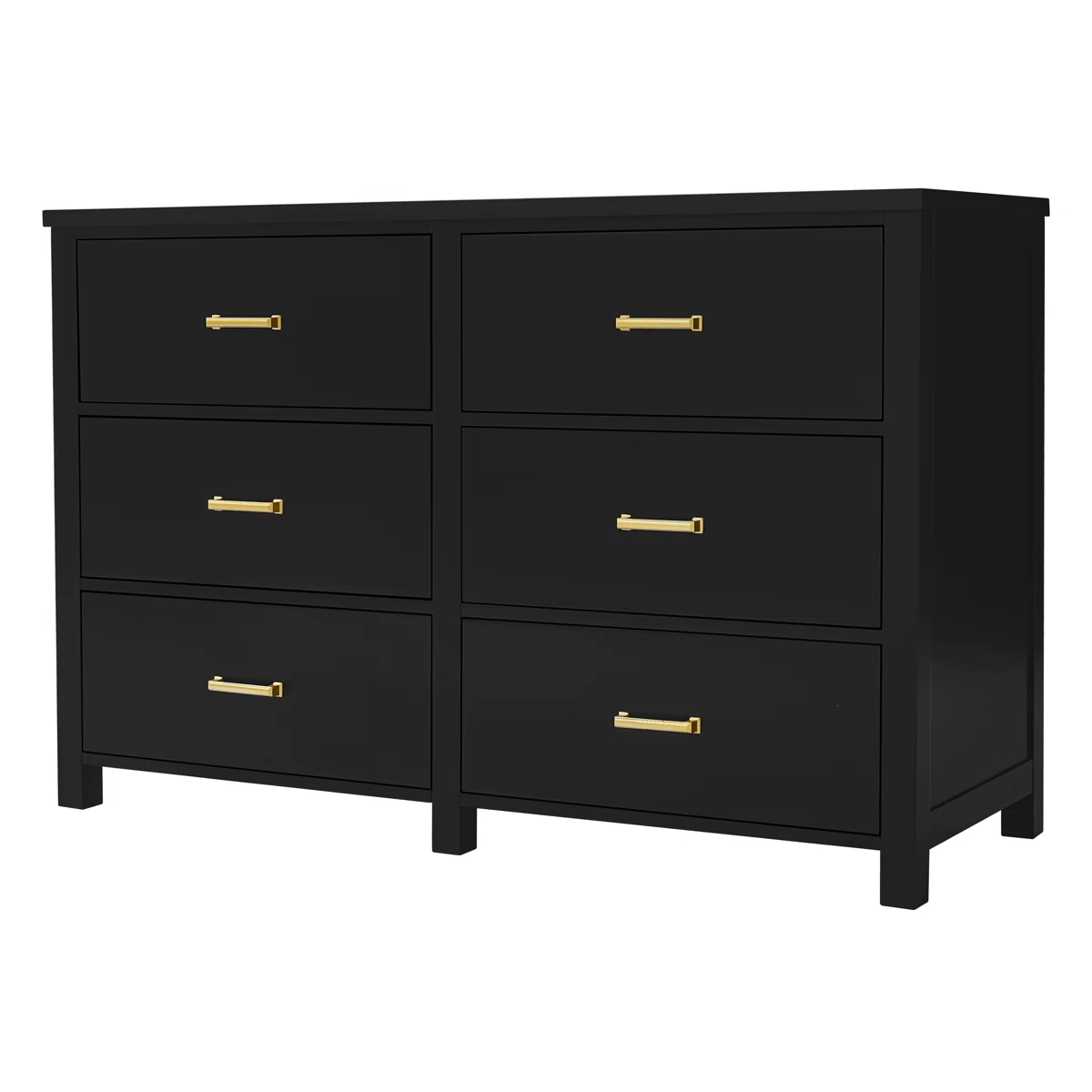 52'' W 6 - Drawer Solid Wood Dresser