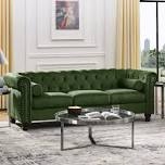 (INCOMPLETE) Velvet Upholstered Sofa