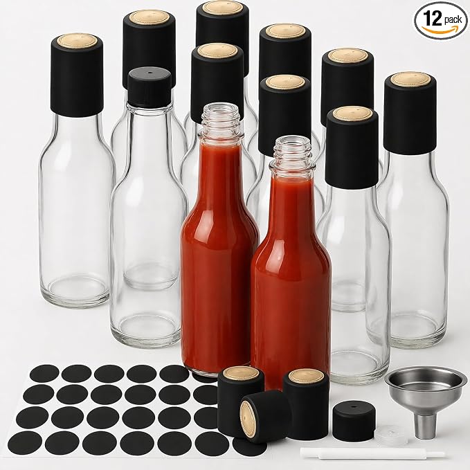 WERTIOO Hot Sauce Liquid Storage & Gifting Kit