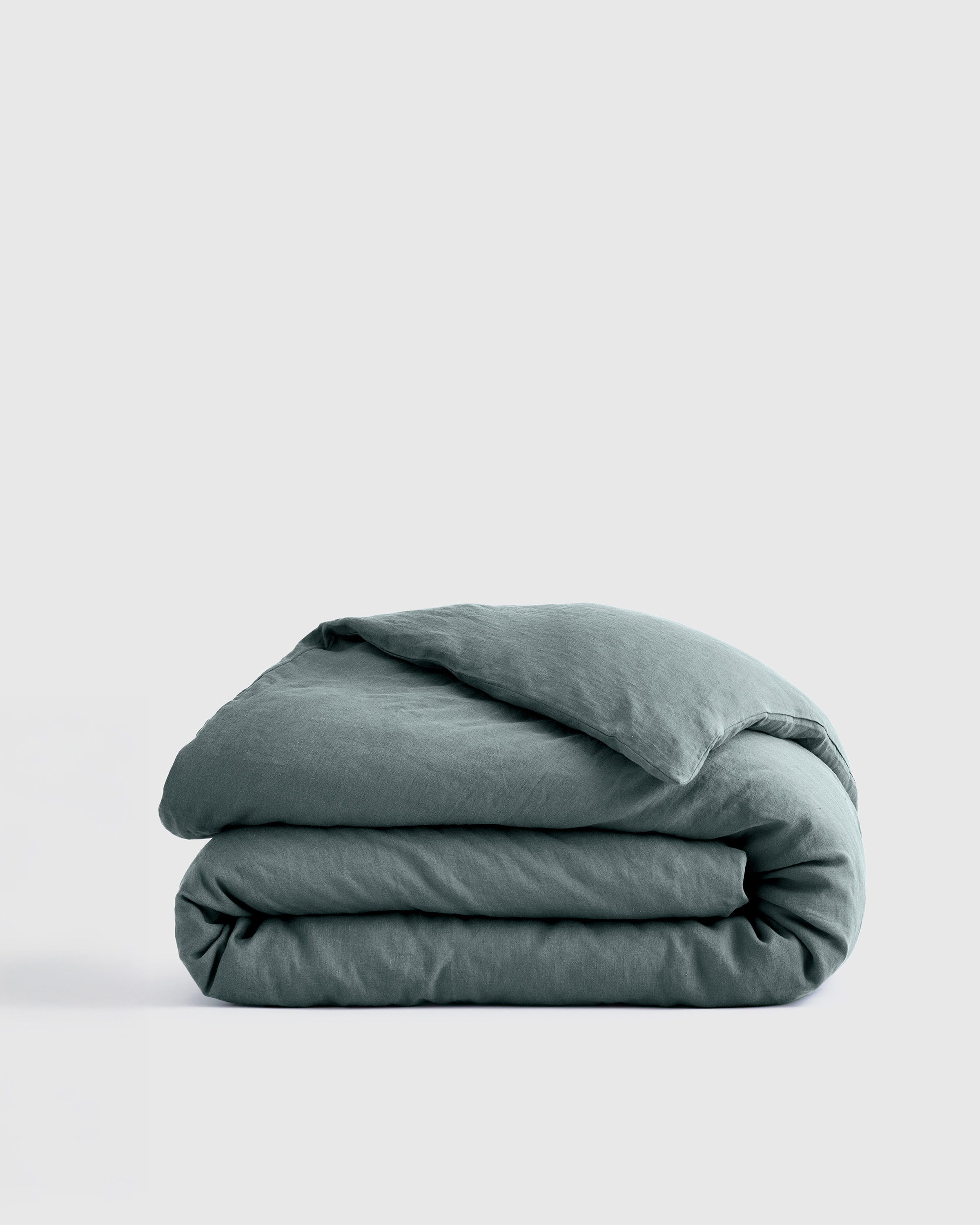 European Linen Duvet Cover, King/Cal King, Ocean