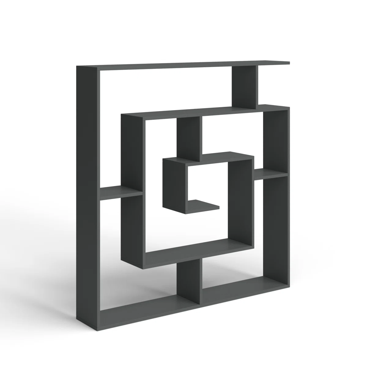 Abston 50.2" H x 49.2" W Geometric Bookcase