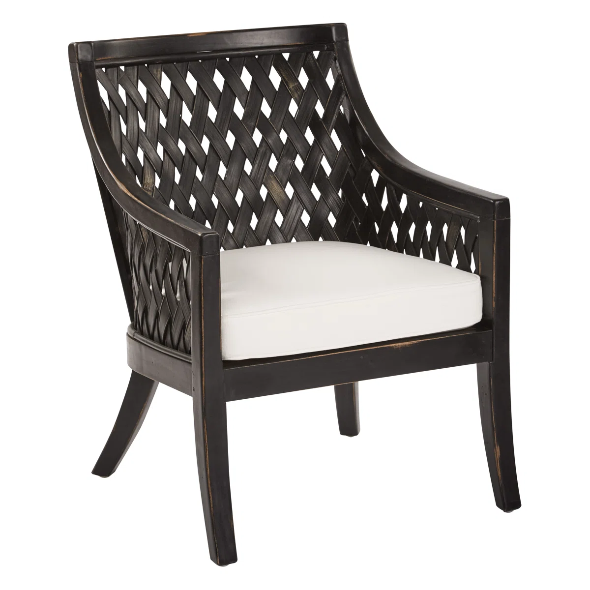 Baumbach 25.25" Wide Cotton Armchair