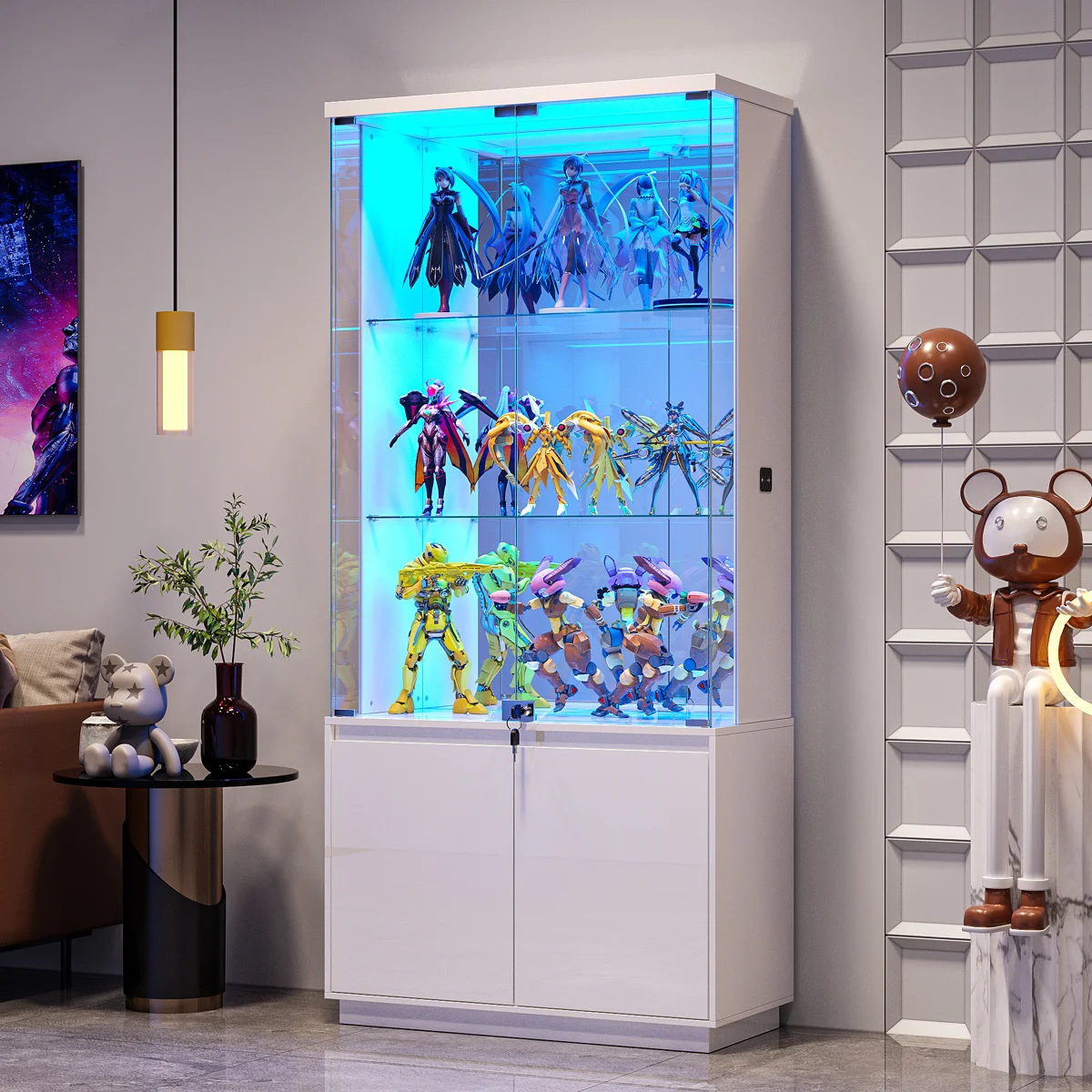 Display Cabinets With Human Sensor Function