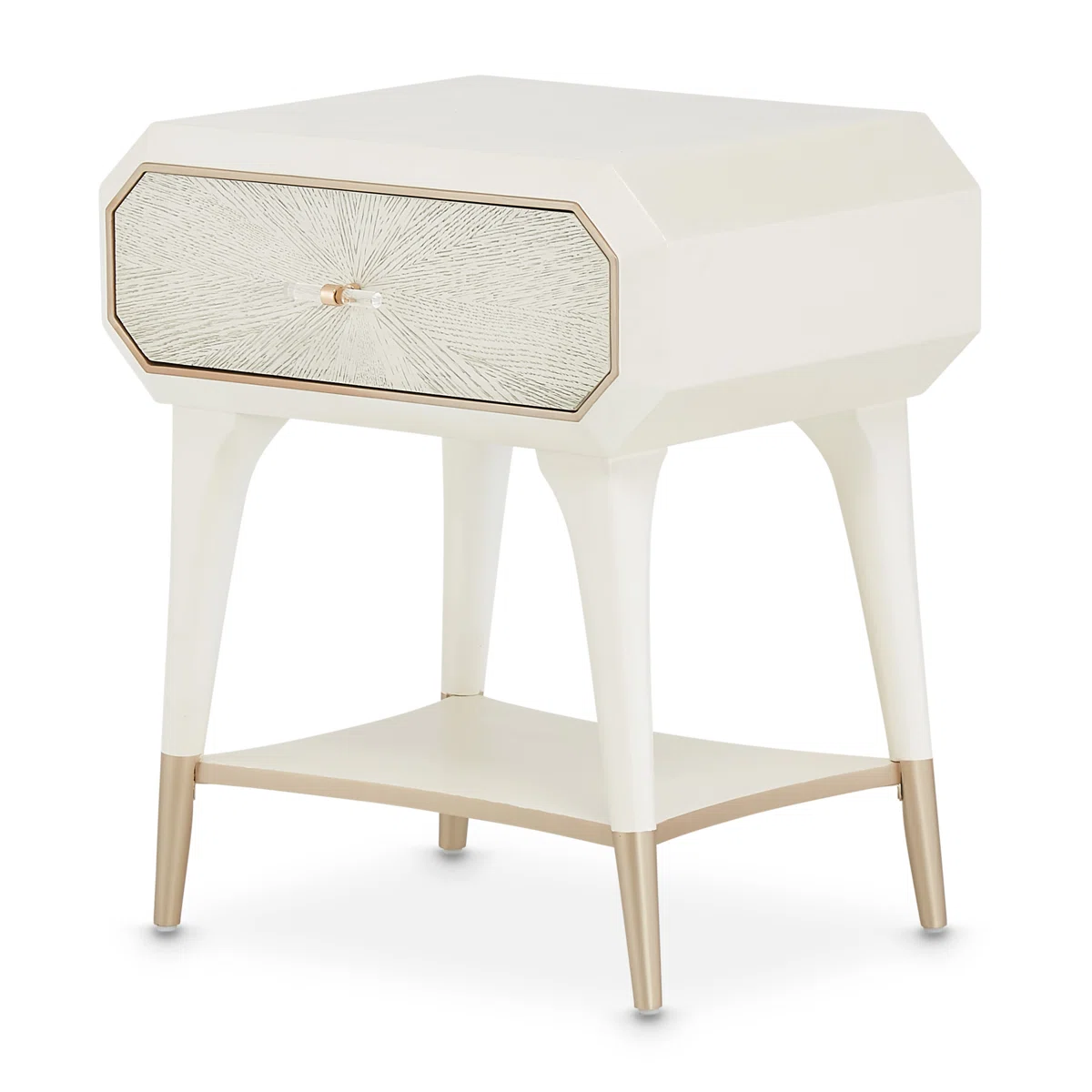 La Rachelle 1-drawer Nightstand - Champagne