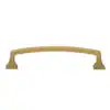 Cabinet Hardware Drawer Pulls / Handles, Gold Finish, Set of 5