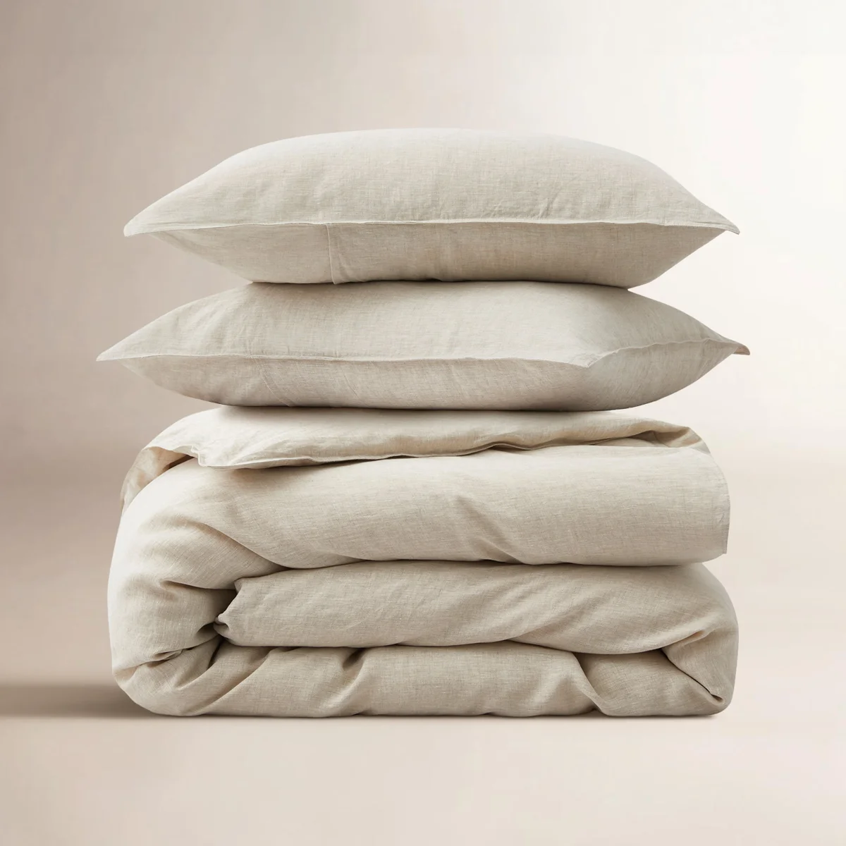Boseman Reversible Linen Blend Duvet Cover Set