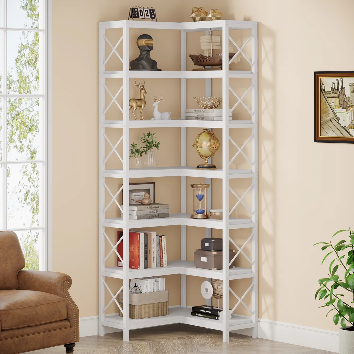 Zukowski Corner Bookcase