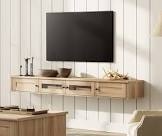 Wampat Scarlett Floating Media Shelf
