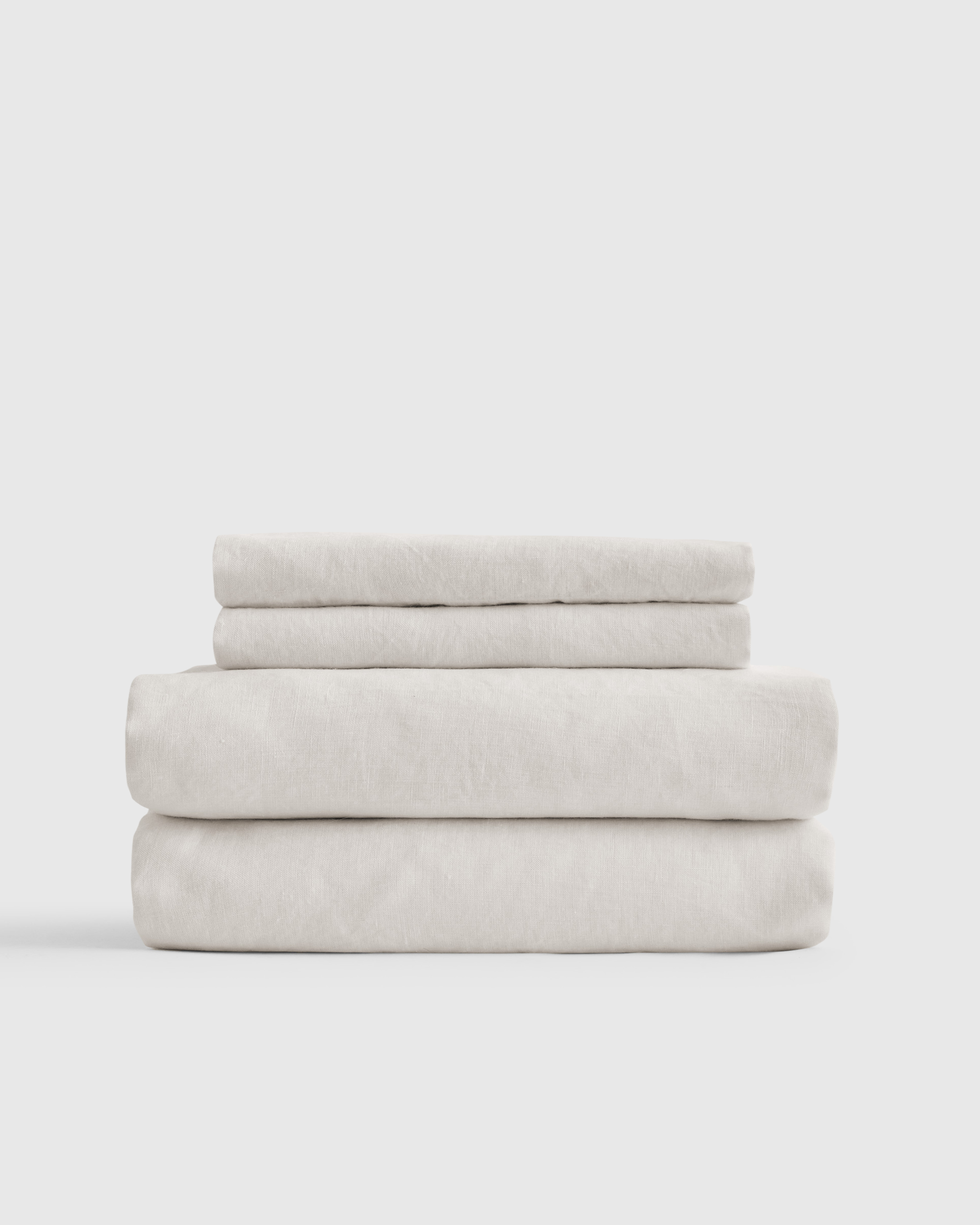European Linen Sheet Set, King, Sand