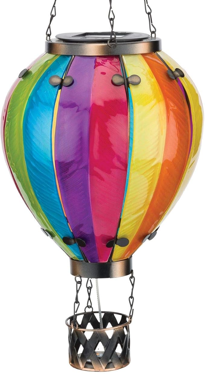 Regal Art & Gift Solar Light Hot Air Balloon Lantern